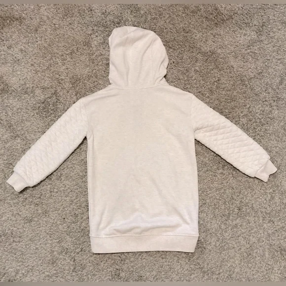 Disney Minnie Mouse hooded sweatshirt with zippered pouch. Size 8 - Picture 2 of 4